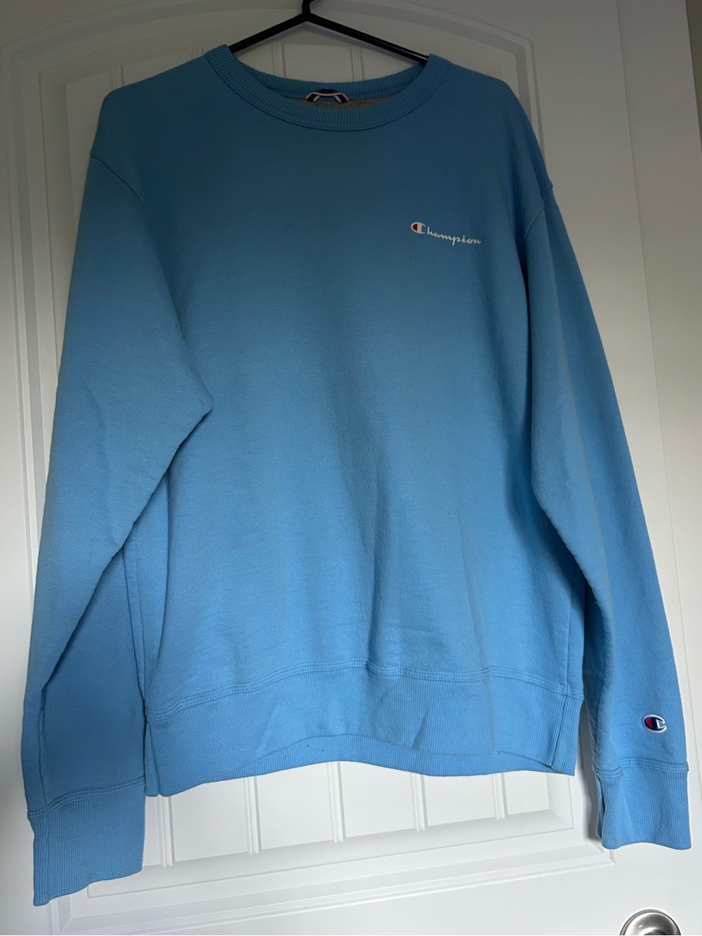 Champion Crewneck Sweatshirt Light Blue Women’s Medium